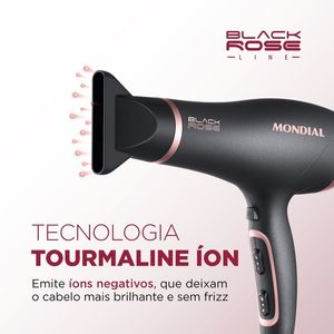 Secador De Cabelo SC-37 Black Rose 127V Mondial