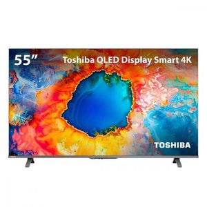 TV Smart 55" Polegadas 4K QLED Toshiba