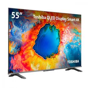 TV Smart 55" Polegadas 4K QLED Toshiba