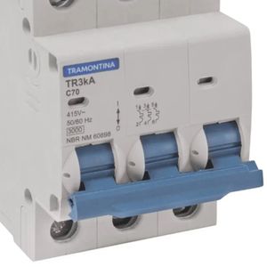 Disjuntor 3 Polos 70A 10KA Tramontina