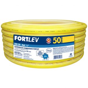 Eletroduto Corrugado 20 Mm 10 M Fortlev (Preço/Rolo)