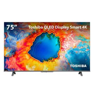 TV Smart 75" Polegadas 4K QLED Toshiba
