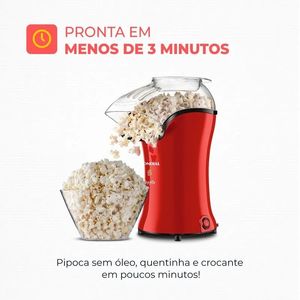 Pipoqueira Elétrica Popflix PP-03 Vermelha 127V Mondial