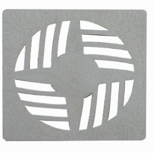 Grelha Quadrada 9,4x9,4 Cm Cromada Gr14 Astra