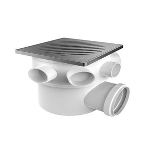 Caixa Sifonada Quadrada Inox 15x15x50 Mm Tigre