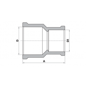 Luva de Redução Soldável 32x25 Mm Fortlev