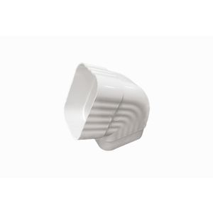 Joelho Condutor 120° Lateral Para Calha Branco Astra