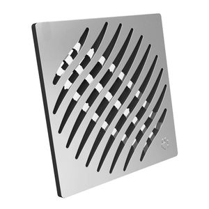 Grelha Quadrada Cromada 100 Mm Tigre