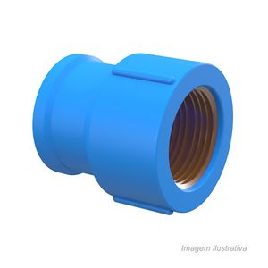 Luva Hidráulica Bucha de Latão 20 mm x 1/2 Tigre