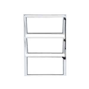 Janela Basculante de Alumínio Natural Com Vidro White Liso 60x40 Cm (AxL) Quality Prime