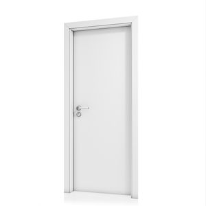 Folha para Porta Mdf Essenziale Branca Lisa 210x80 Concremwood