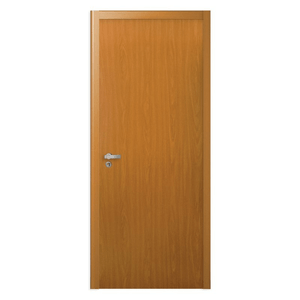 Kit Porta HDF Mogno Lisa 210x80 Cm (AXL) Lado Direito MGM Esquadrias