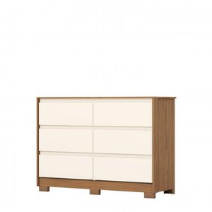Cômoda Ravenna 06 Gavetas Off White D737-127 Henn Móveis