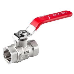 Válvula de esfera com alavanca 1/2" Cromado Docol