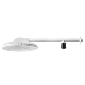 Chuveiro De 8" Com Braço De 30Cm Com Registro Branco Herc