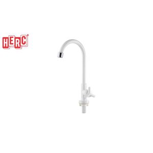 Torneira Silicia Bancada Bica Móvel Branca 1/2 2915 Herc
