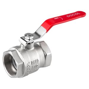 Válvula de esfera com alavanca 1.1/2" Cromada Docol