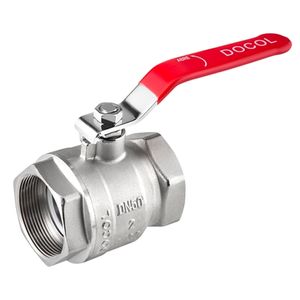 Válvula de esfera com alavanca 2" Cromada Docol