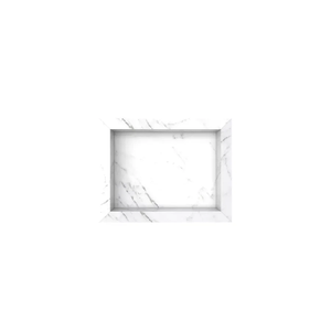 Nicho Porcelanato Diamante 40x30 Cm Branco Cozimax