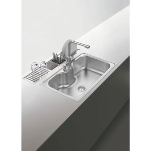 Canal Organizador Aço Inox Sobrepor Acabamento Scotch Brite 90x18 cm Tramontina