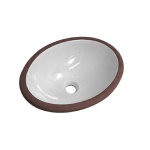 Cuba De Embutir Oval 350x270 Mm Branca Luzarte