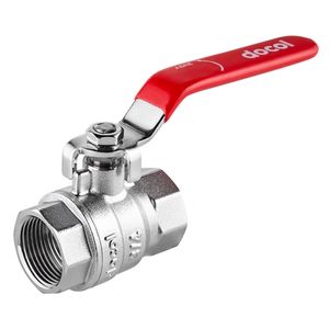 Válvula de esfera com alavanca 3/4" Cromado Docol