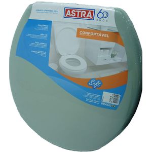 Assento Sanitário 44,7 Cm Soft Oval Plástico Verde Astra
