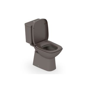 Kit Vaso Com Caixa Acoplada Debba 3/6 Litros Café Roca