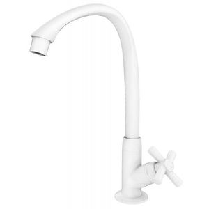 Torneira Para Cozinha Parede Bica Alta Móvel Cross Branco 1/2" Tigre