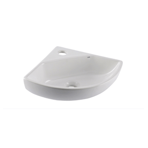 Lavatório De Canto Suspenso Angular 42X34,5X12 Cm Branco Celite