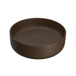 Cuba Redonda De Apoio 40 Cm Marrom Fosco Deca