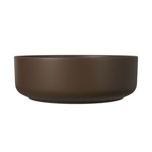 Cuba Redonda De Apoio 40 Cm Marrom Fosco Deca