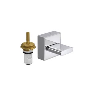 Acabamento Registro de Pressão Base 1/2" e 3/4" Pequeno Polo Cromado Deca