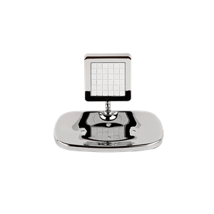 Saboneteira Branco Metal Obi Jackwal