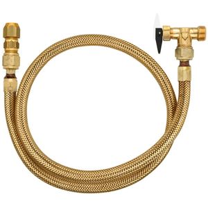 Kit de Instalação Para Cooktop Glp 1,20 M Com Válvula Bloqueio Jackwal