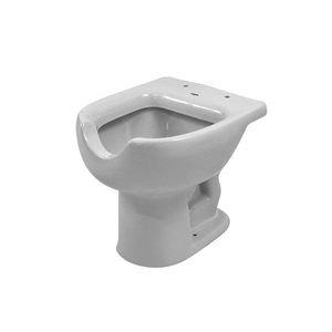 Kit Vaso Sanitário Convecional Com Abertura PNE Branco Luzarte
