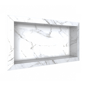 Nicho Porcelanato Diamante 60x30 Cm Branco Cozimax