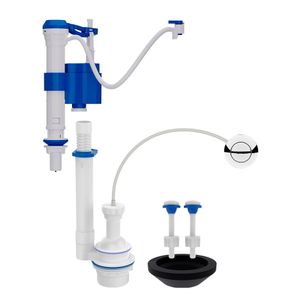 Kit Completo Mecanismo Universal De Descarga Para Caixa Acoplada