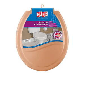 Assento Sanitário Almofadado Caramelo 2389 Herc