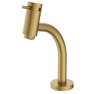 Torneira para Lavatório de Mesa Bica Baixa Gold Matte Celite