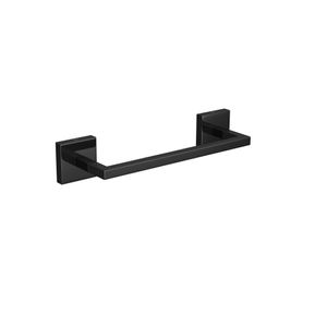 Porta Toalha Barra 20 Cm Clean Black Noir Deca