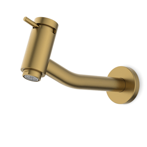 Torneira Parede Basic Gold Matte Celite