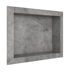Nicho Porcelanato Diamante 60x30 Cm Cinza Cozimax