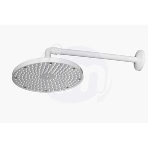 Chuveiro Circular Articulada Branco Para Parede 9" Lumar