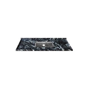 Pia Fibra Preto Marmorizado 1 M D Fibra