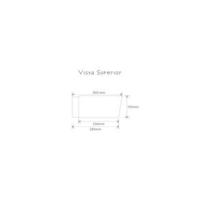 Lavatório Suspenso Viseu 40x30 Cm Branco Luzarte