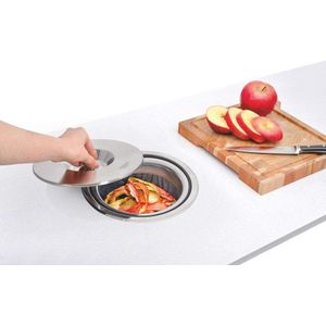 Lixeira Inox De Embutir Clean 5 Litros Tramontina