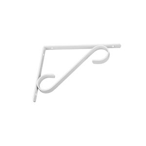 Suporte Para Prateleira Branco Mão Francesa Colonial 50 Cm Prat-K