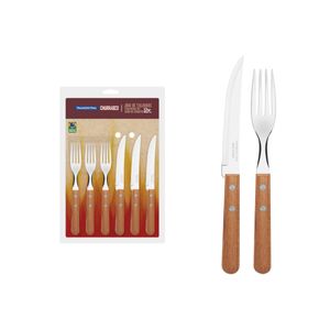 Jogo de Talheres Para Churrasco Dynamic Inox 12 Peças Tramontina