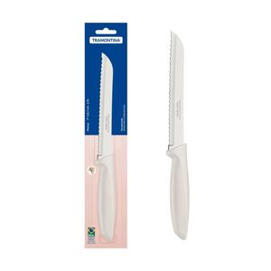 Faca para Pão 7" Plenus Branca Tramontina